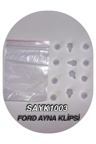 SAYPİ  Ford Ayna Döşeme Klipsi 12 ADET - 2