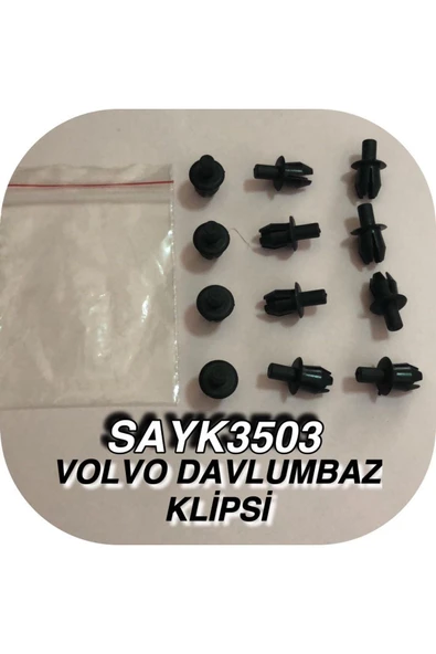SAYPİ  Volvo Davlumbaz Klipsi 12 ADET - 2