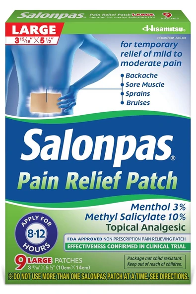 Salonpas Yakı 9 Adet (10cmx14cm)