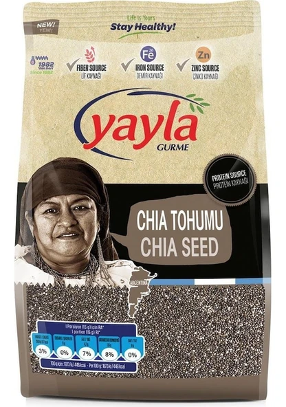 YAYLA CHIA TOHUMU 500GR