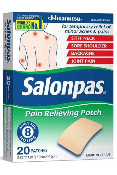 Salonpas Yakı 20 Adet (7.2cmx4.6cm)