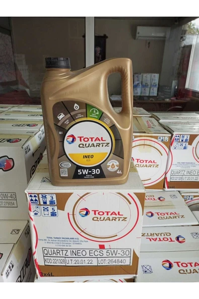 TOTAL Quartz Ineo Ecs 5w30 4l T- 3 Adet (1 Koli)