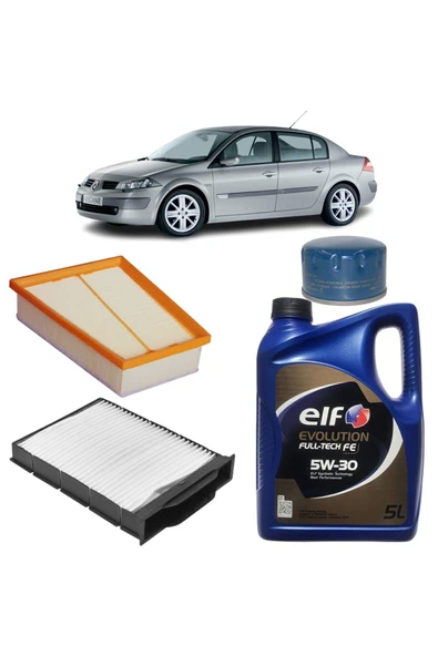 ELF EVOLUTION FULTECH FE 5W-30 5LT -Renault Megane 2  3plus 1.5 Dci 2002-2005
