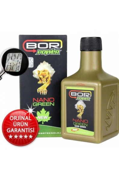 BOR POWER Nnt Ms-250 Nano Green Motor Koruyucu Yağ Katkısı 12 Adet 1 Koli