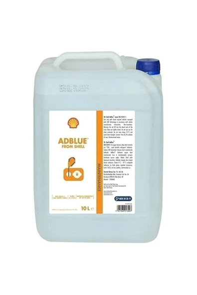 SHELL Adblue 10 L Scr-takılı Araçlara Euro 4, Euro 5 Ve Euro 6 Emisyon 2025 Üretim