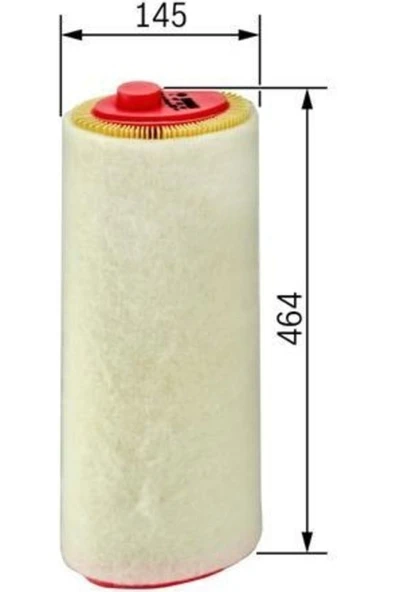 Bosch Hava Fıltresı 1457433589 E46 E53 E60 E90 E92 E93 E6 Land Rover Vogue L322 02-12  Uyumlu