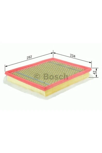 Bosch F026400013 Hava Filtresi Astra G (99-05) 2.0dtı-2.2dtı-2.0dtı 16v- Astra H (05-) 1.3cdtı-1.7cd