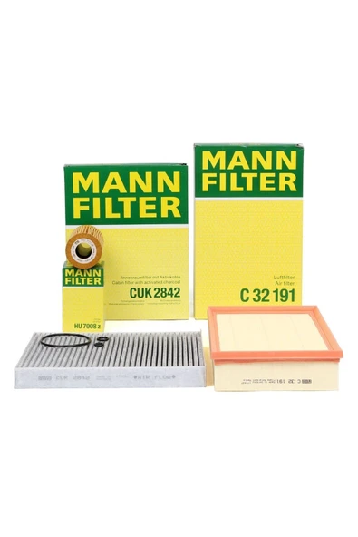 Mann Filters Volkswagen Transporter T7 2.0 TDI Periyodik Filtre Seti (Yakıt Hariç) Mann Marka