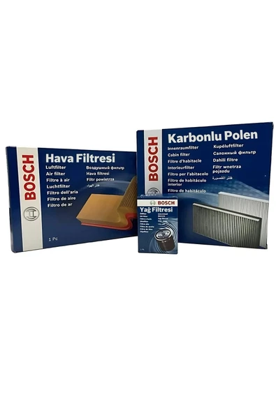 Bosch Hyundai Accent Era 1.5 Crdı Filtre Bakım Seti 2006-2012 Hava- Yağ-polen Sardes