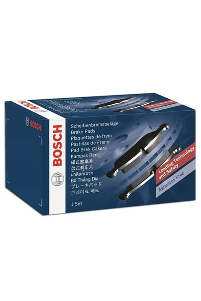 Bosch 0986494019 BP264 ÖN BALATA FİŞLİ KÜÇÜK GOLF4-GOLF5-JETTA-BORA-POLO-A3-LEON