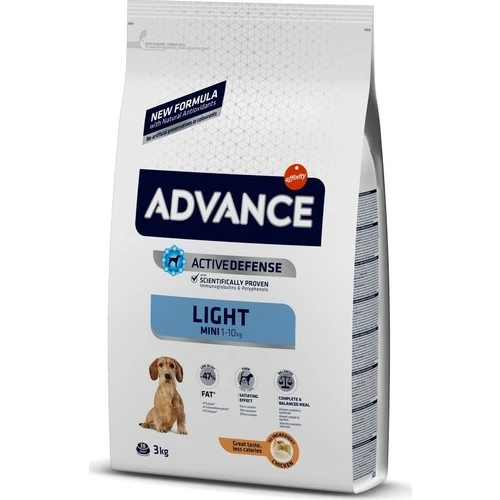 Advance Light Tavuklu Küçük Irk Köpek Maması 3 kg ürün görseli 1
