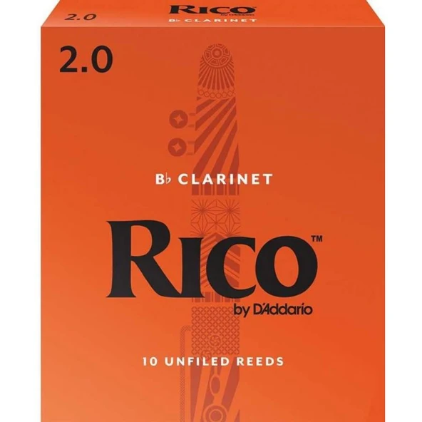 D\'Addario Woodwinds Rico RCA1020 Sib Klarnet Kamışı No:2