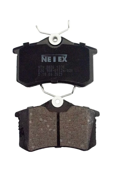 Netex Fren Balatası Arka Megane Iı-laguna-golf Iıı-ıv-passat Iıı-polo-c3-c4-p307-audı A3-a4 Uyumlu