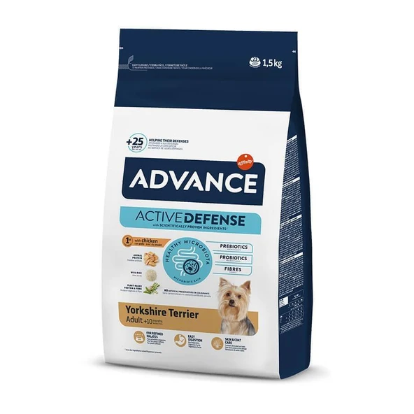 Advance Yorkshire Terrier Tavuklu Yetişkin Köpek Maması 1,5 kg