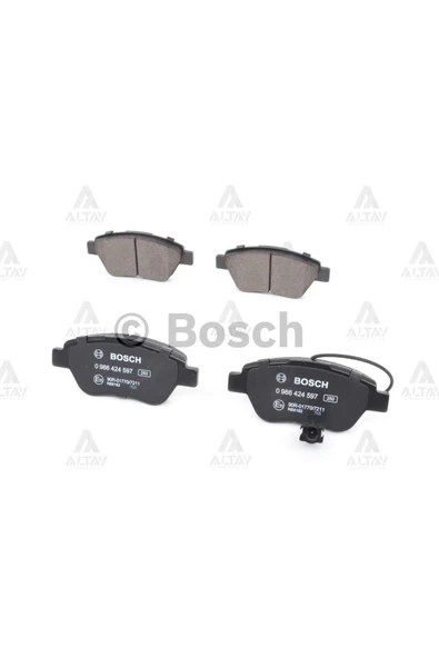 Bosch Fren Balata Fiat Linea / Doblo / Bravo Ii / Opel Combo D (BÜYÜK TİP) Ön Tek Fişli Bsh-0986424597