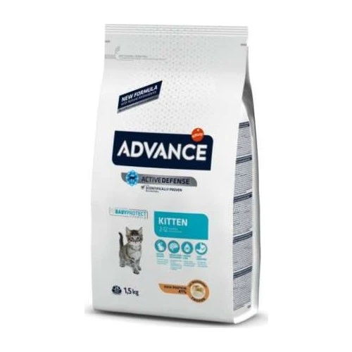 Advance Tavuklu Yavru Kedi Maması 1,5 Kg - 1