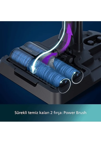 Philips Aqua Trio 9000 Seri XW9463/11 Islak & Kuru Temizlik Kablosuz Dikey Süpürge - 12