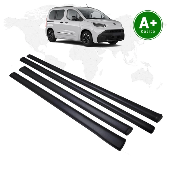 FA OTOMOTİV  Toyota Proace City Marşpiyel Kaplaması 4 Parça 2024 Model ve Sonrası