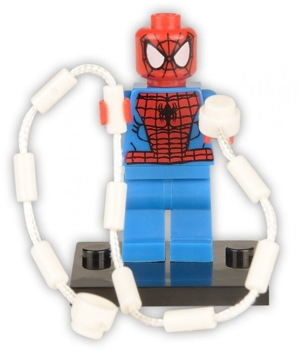 Spider-Man Black Web Pattern mini figür Super heroes X-158
