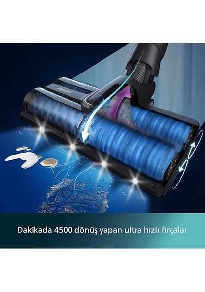 Philips Aqua Trio 9000 Seri XW9463/11 Islak & Kuru Temizlik Kablosuz Dikey Süpürge - 2