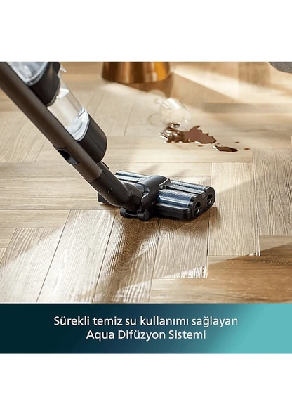 Philips Aqua Trio 9000 Seri XW9463/11 Islak & Kuru Temizlik Kablosuz Dikey Süpürge - 3