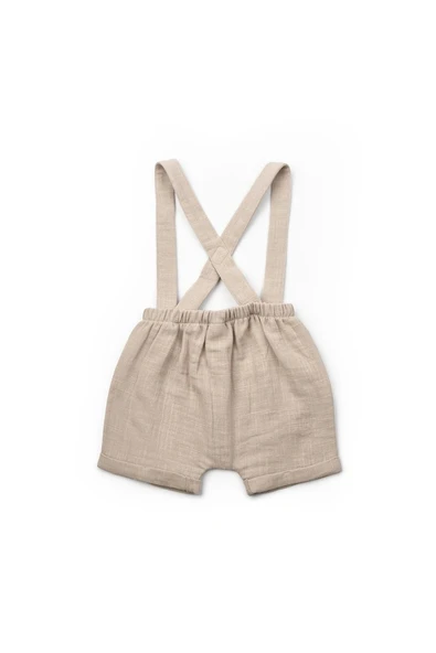 Bebek 3'lü Salopet Müslin Takım %100 Pamuk - Yenidoğan - CSYM7102 - 7