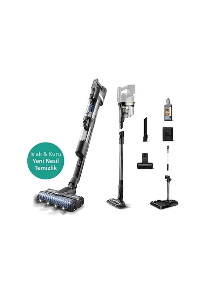 Philips Aqua Trio 9000 Seri XW9463/11 Islak & Kuru Temizlik Kablosuz Dikey Süpürge