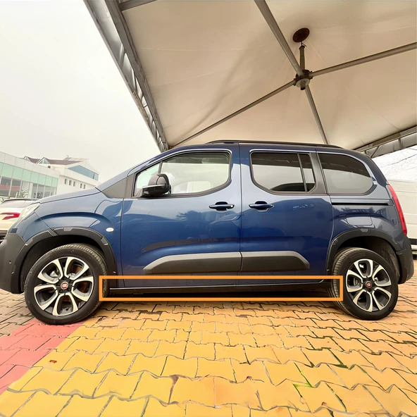 FA OTOMOTİV  Citroen Berlingo Marşpiyel Kaplaması 4 Parça 2019 Model ve Sonrası - 2