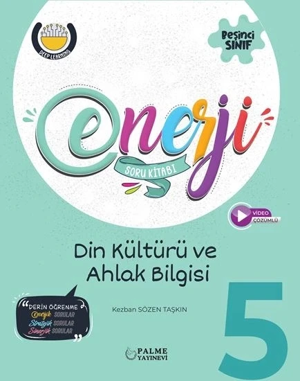 PALME YAYINLARI 5.SINIF ENERJİ DİN KÜLTÜRÜ VE AHLAK BİLGİSİ SORU KİTABI