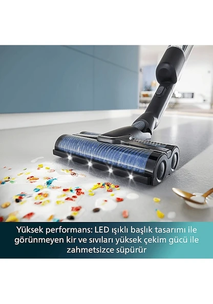 Philips Aqua Trio 9000 Seri XW9463/11 Islak & Kuru Temizlik Kablosuz Dikey Süpürge - 10