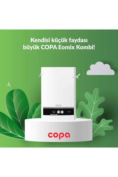 copa EOMİX 24 kW Tam Yoğuşmalı Kombi + Baca Dahil  / 5 Yıl Garanti - 5