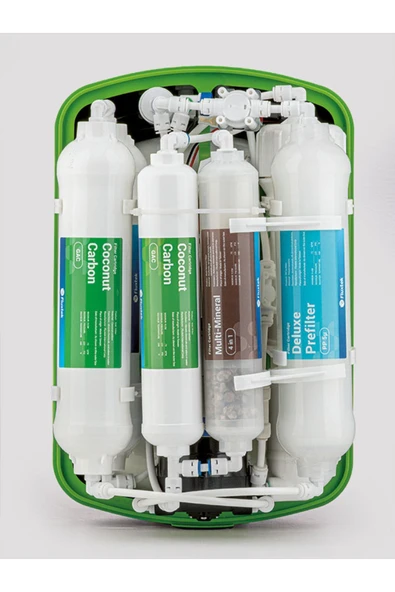 watalina  lina Pro Pompalı Kapalı Kasa 2,2 galon 8 litre NSf Onaylı Filtre Seti Evsel Su Arıtma