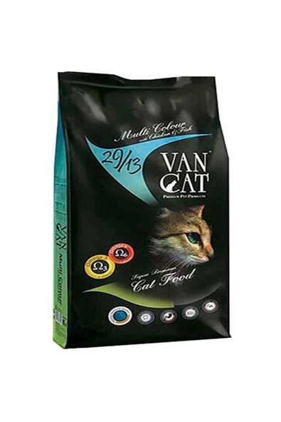 Multicolor Tavuklu Renkli Taneli Yetişkin Kedi Maması 1 kg
