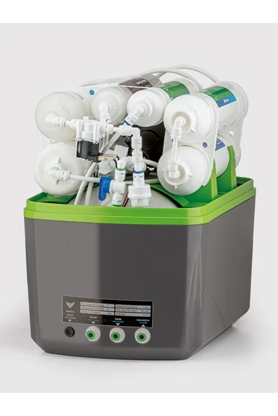 watalina  lina Pro Pompalı Kapalı Kasa 2,2 galon 8 litre NSf Onaylı Filtre Seti Evsel Su Arıtma - 2