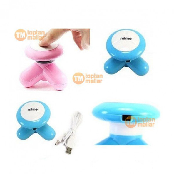 Titreşimli Mini Masaj Aleti Pilli Usb Li Sırt Bel Boyun Omuz Tüm Vücut masaj Cihazı (KARGO BEDAVA) - 5