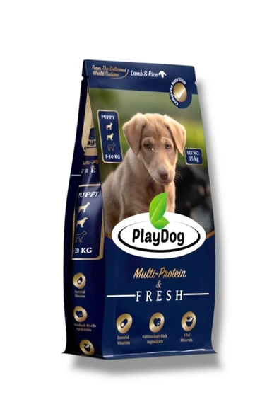 PlayDog Kuzulu Pirinçli Yavru Köpek Maması 15 Kg ürün görseli 1