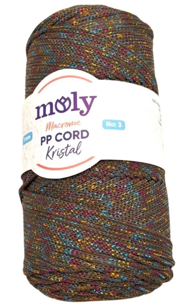 Angel Çanta Aksesuar Moly Yarn 200 Gr Simli Polyester Makrome No:1279