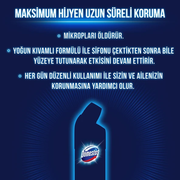 Domestos Çamaşır Suyu Dağ Esintisi 750 ml x 4 adet - Resim 5
