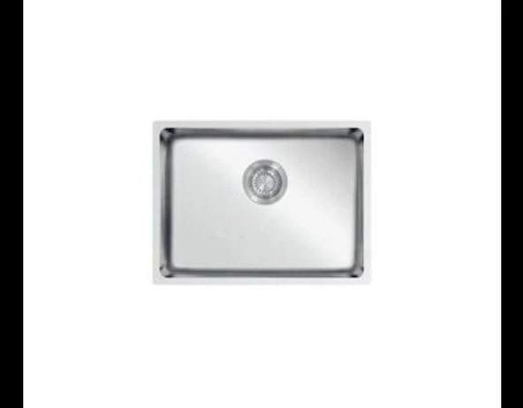 ASİL KROM 40 X 50  PASLANMAZ ÇELİK EVYE (SİFON DAHİL) DÜZ SANCAK ALİMER - 4