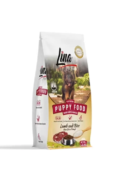 Lina Düşük Tahilli 28/16 Yavru Köpek Mamasi Kuzu Eti Ve Pirincli 1,5kg