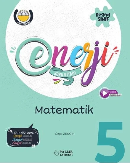 PALME YAYINLARI 5.SINIF ENERJİ MATEMATİK SORU KİTABI