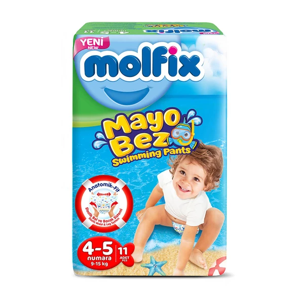 Molfix Mayo Bebek Bezi 4-5 Beden 11 Adet 9-15 Kg - 2