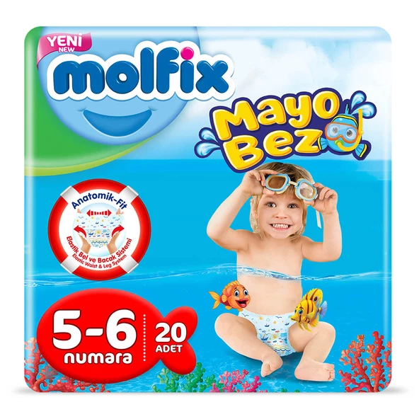 Molfix Mayo Bebek Bezi 5-6 Beden 20 Adet 14+ Kg