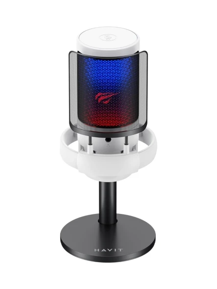 Havit Gamenote GK50 RGB Yayıncı ve Oyuncu Mikrofon Beyaz - 2