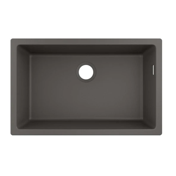 Hansgrohe S510-U660 Tezgah Altı Granit Eviye 660 Taş Grisi