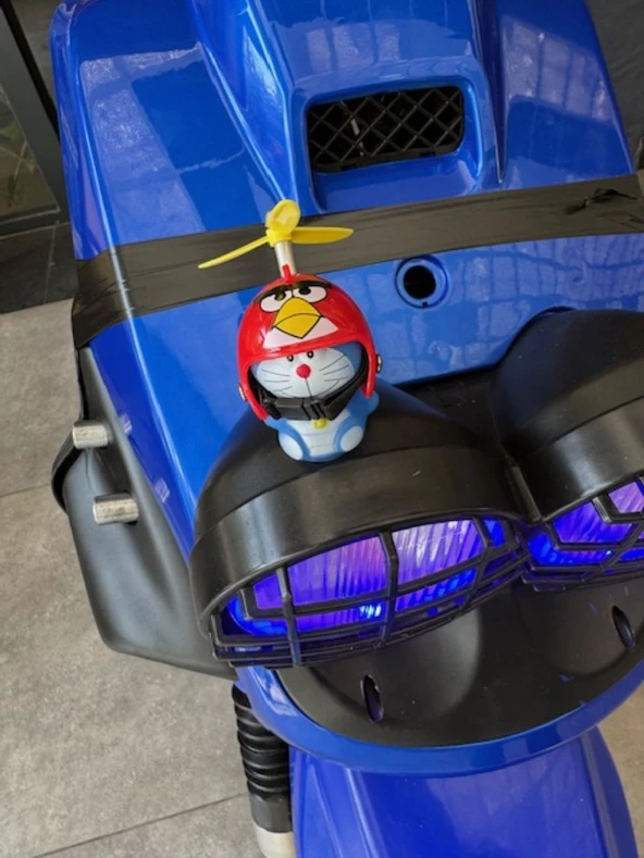 Anime Kedicİk ANGRE BIRDS Kedicik Araç Motor Masa Torpido Süsü Kasklı - 3