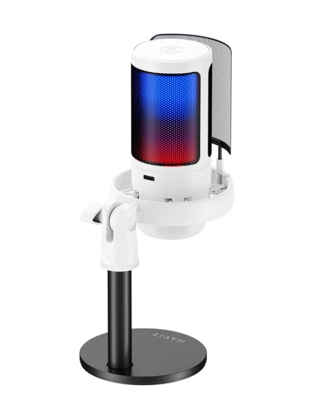 Havit Gamenote GK50 RGB Yayıncı ve Oyuncu Mikrofon Beyaz - 3