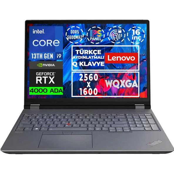 Lenovo MWS ThinkPad P16 G2 i9-13980HX 48GB 2TB SSD 12 GB RTX4000 Ada 16" WQXGA W11P 21FA0005TX 003