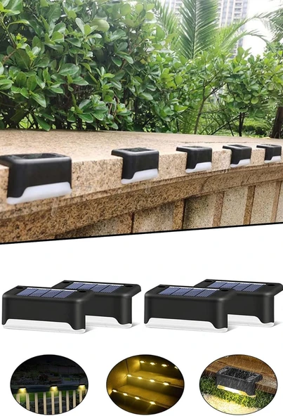 KENPAZAR 4’lü Solar Köşebent Lamba Gün Işığı