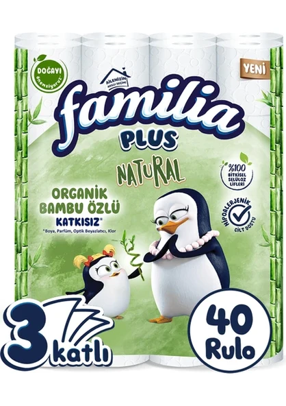 Familia Plus Natural 40'lı Tuvalet Kağıdı